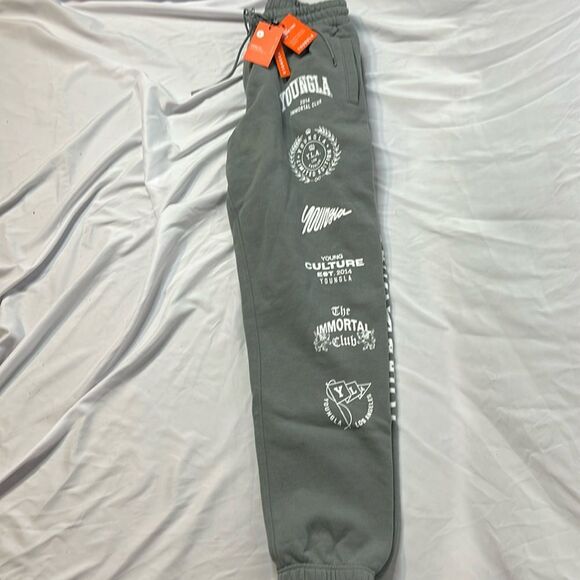YoungLA grey sweatpants new with tags size large - Picture 1 of 7
